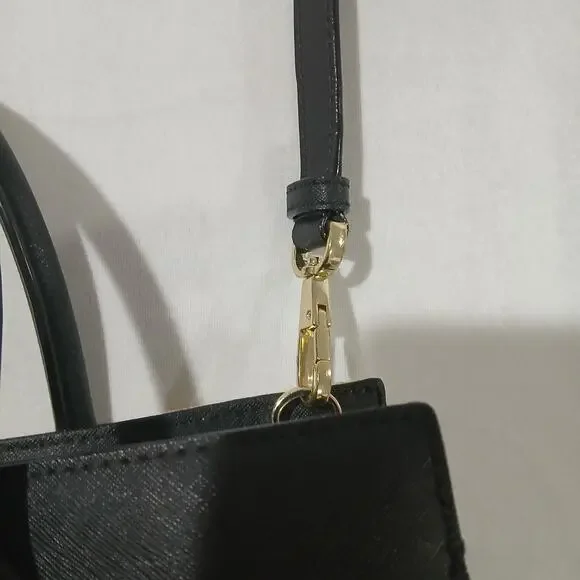 Kate Spade Handbag New York Cameron Street Shell Staci Straw Medium Tote Raffia - Picture 9 of 16